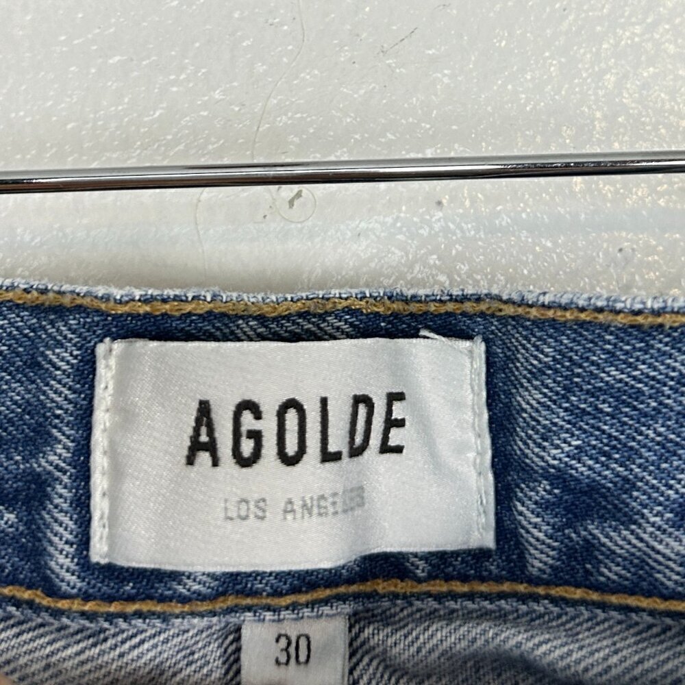 AGOLDE Belted Baggy Pleated Front in Wash Outlander Size US 30 - Picture 4 of 10